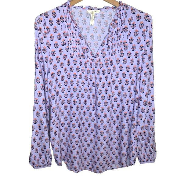 Matilda Jane Top Women's Size Medium Adventure Begins Pleated Fairy Peplum - Picture 2 of 5